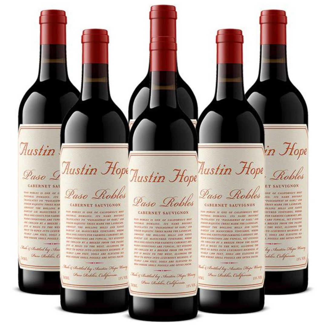 Austin Hope Winery Cabernet Sauvignon, Paso Robles, USA 2021 Case (6x750ml)