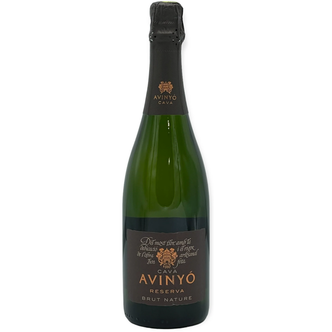 Avinyo Brut Nature Reserva Cava, Catalonia, Spain 2018 Case (6x750ml)