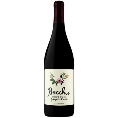 Bacchus Cellars Ginger's Cuvee Pinot Noir, California, USA 2022 (Case of 12)