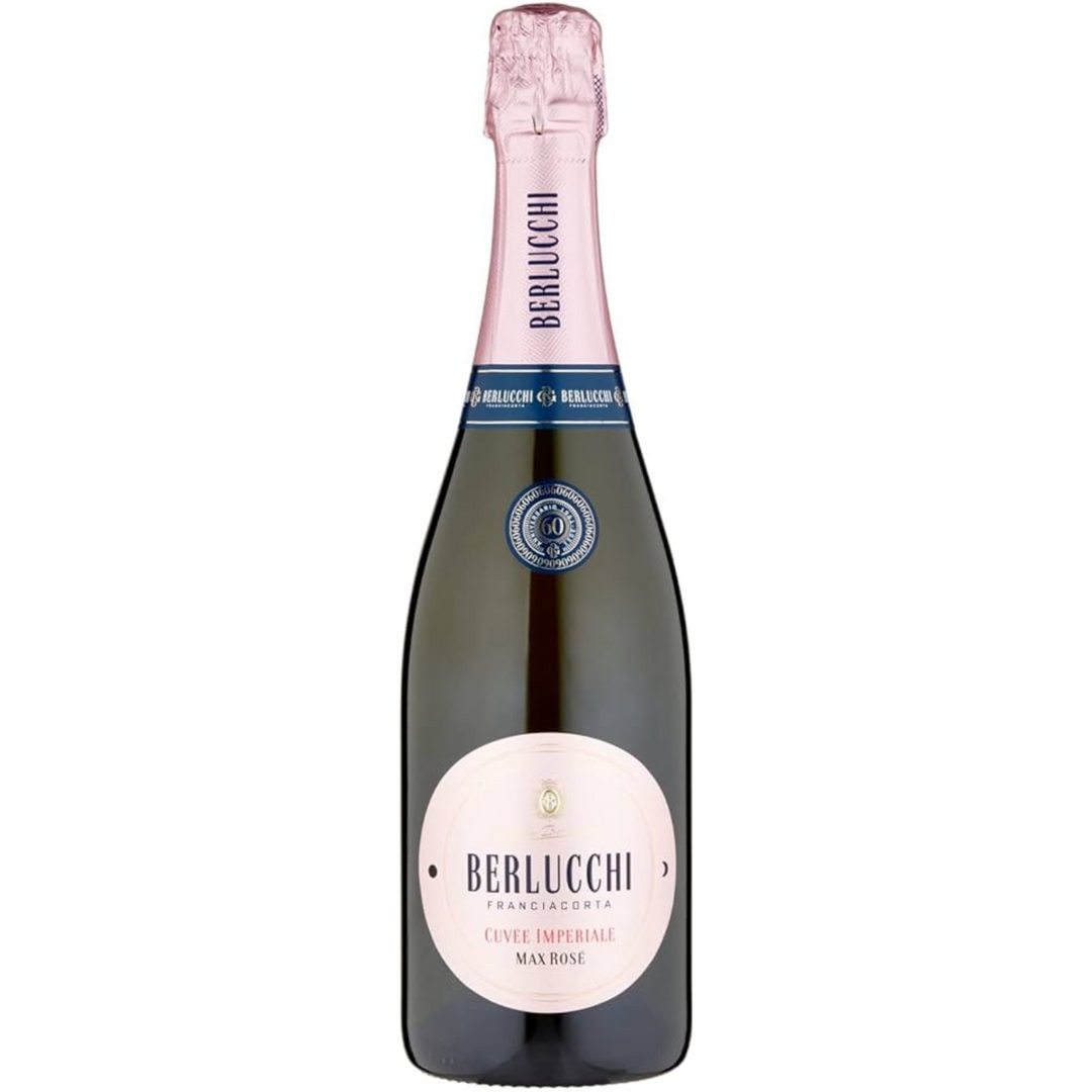 Berlucchi Cuvee Imperiale Max Rose, Franciacorta DOCG, Italy NV Case (6x750ml)