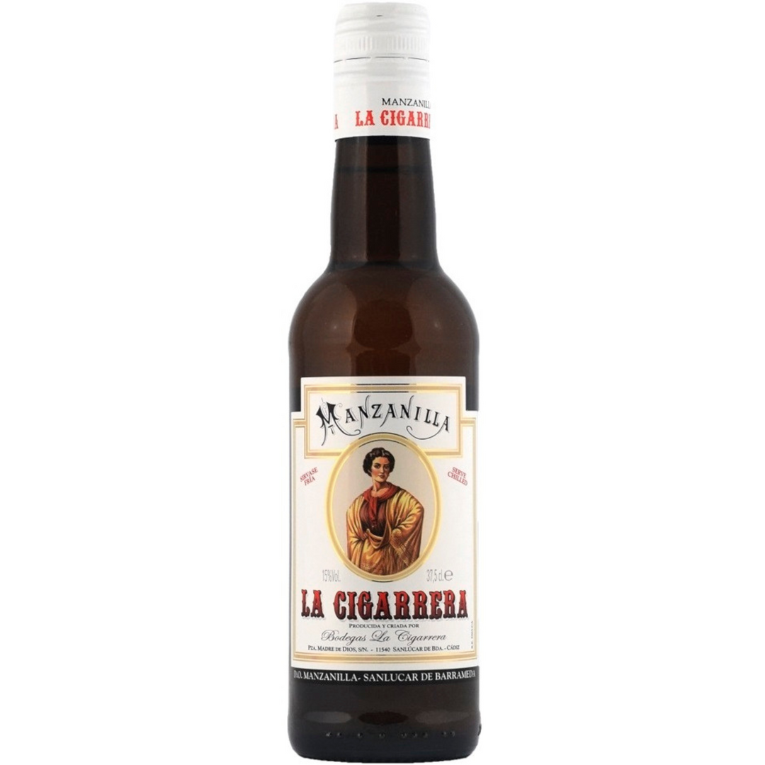 Bodegas La Cigarrera Manzanilla Sherry, Andalucia, Spain NV Case (6x375ml)