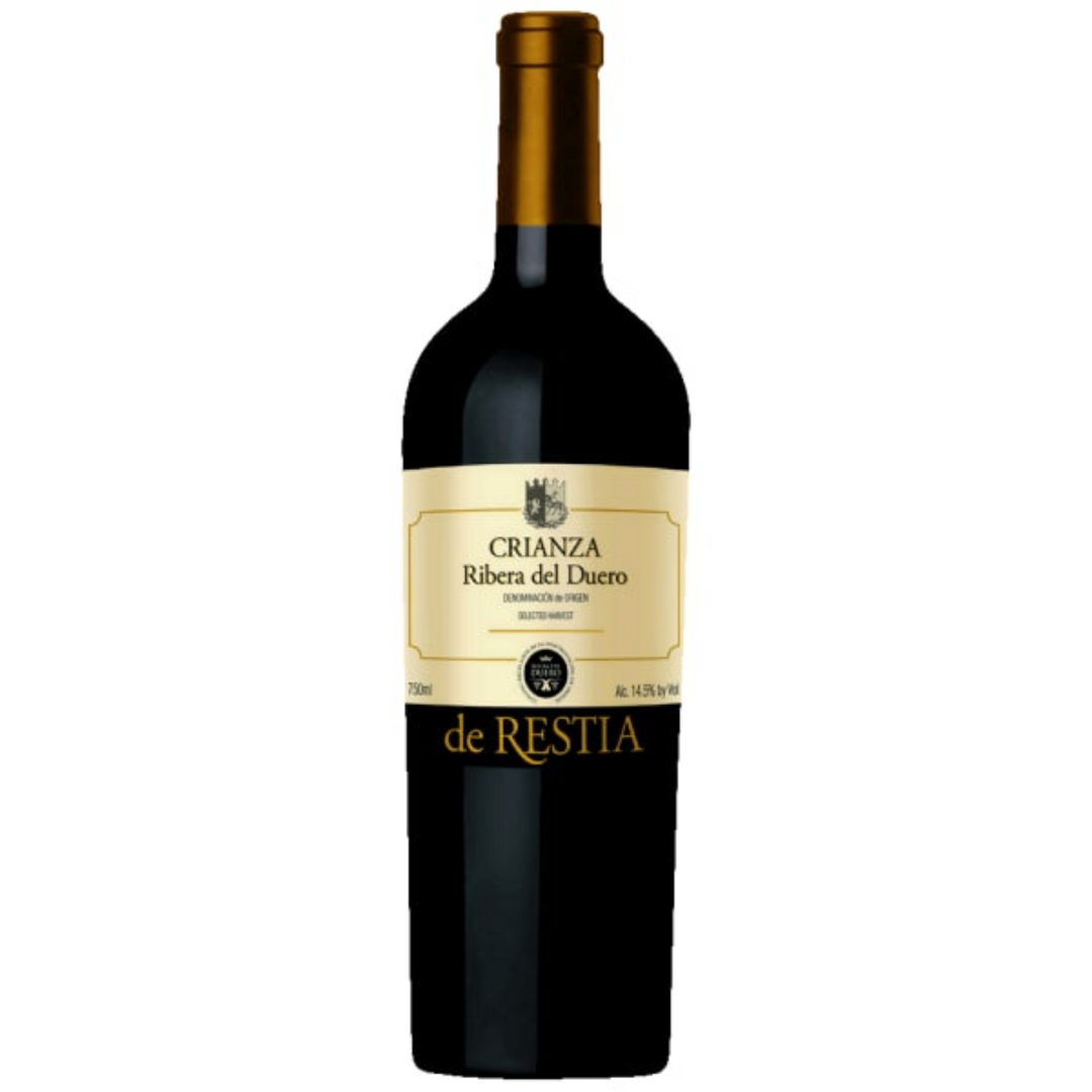 Bodegas Resalte de Penafiel 'de Restia' Crianza Selected Harvest, Ribera del Duero, Spain 2019 Case (6x750ml)