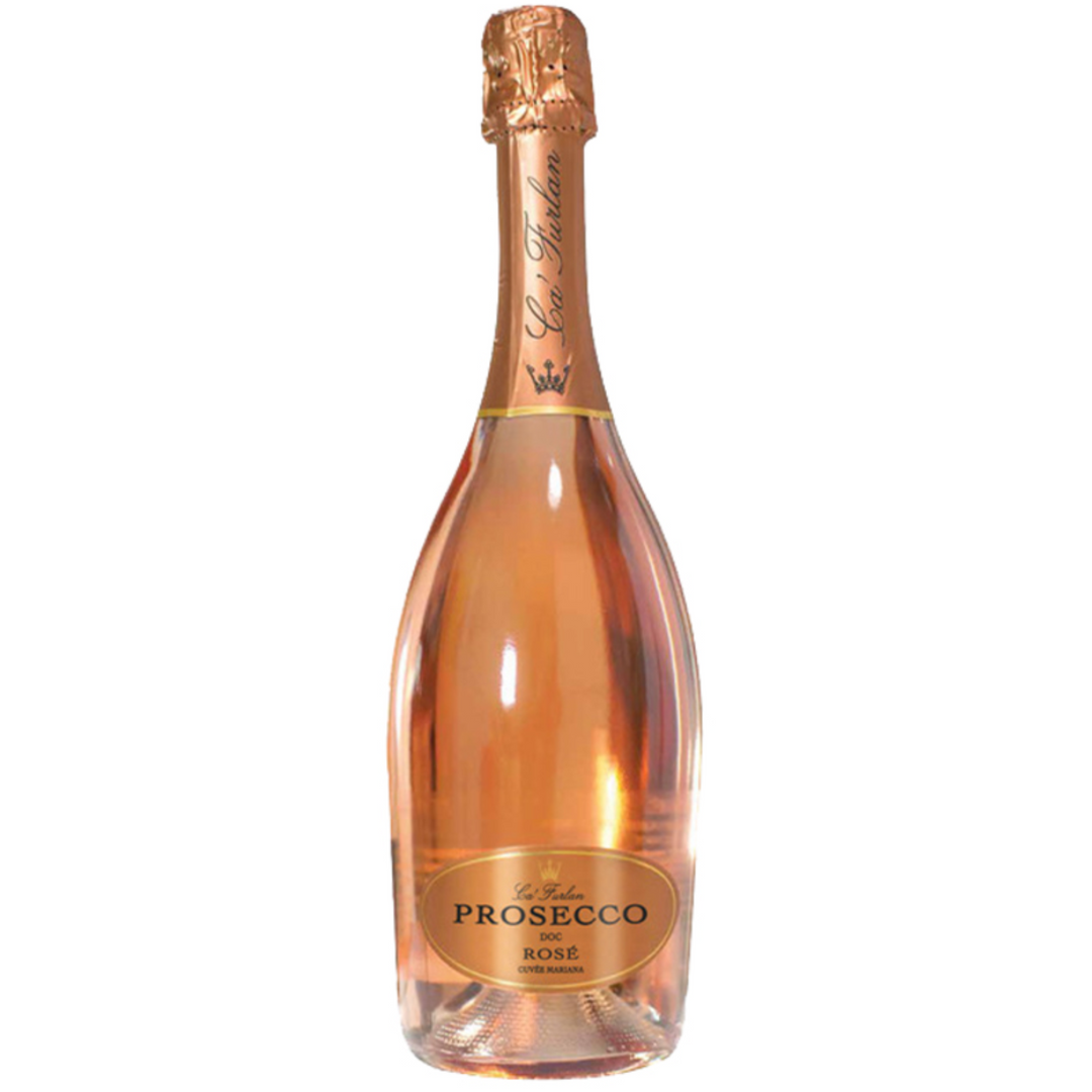 Ca' Furlan Cuvee Mariana Prosecco Rose, Veneto, Italy 2020 Case (6x750ml)