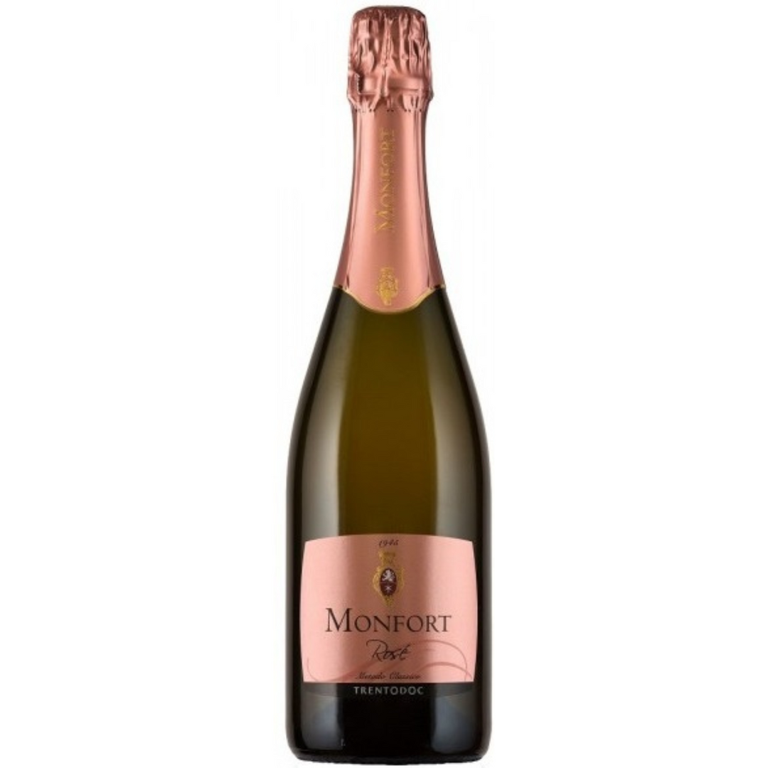 Casata Monfort Spumante Brut Rose Trentodoc, Trentino-Alto Adige, Italy NV