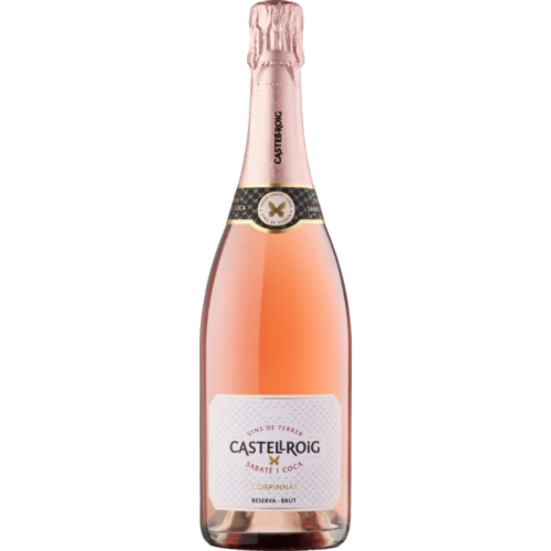 Castellroig Finca Sabate i Coca Reserva Brut Rosat Corpinnat, Penedes, Spain NV Case (6x750ml)