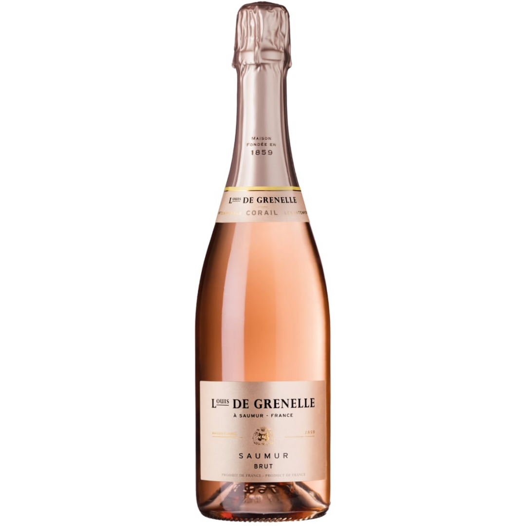 Caves Louis de Grenelle Saumur Corail Brut Rose, Loire, France NV Case (6x750ml)