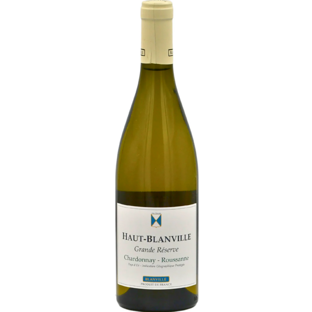 Chateau Haut-Blanville Grande Reserve Chardonnay, IGP Pays d'Oc, France 2022 Case (6x750ml)