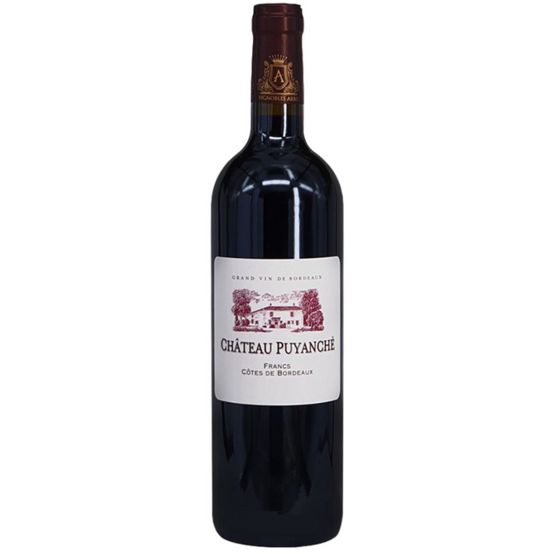 Chateau Puyanche Rouge, Francs Cotes de Bordeaux, France 2018 Case (6x750ml)