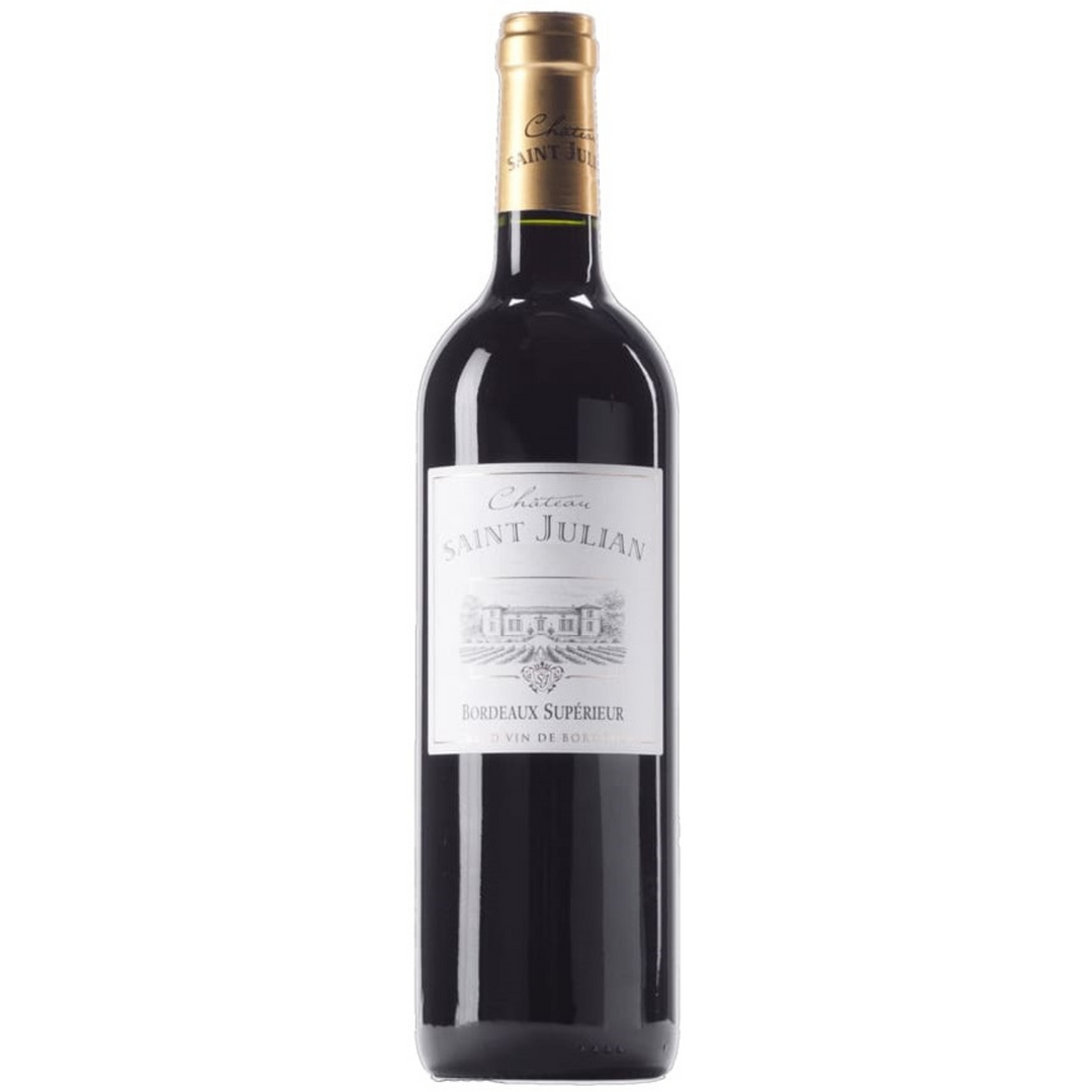 Chateau Saint-Julian, Bordeaux Superieur, France 2018 Case (6x750ml)