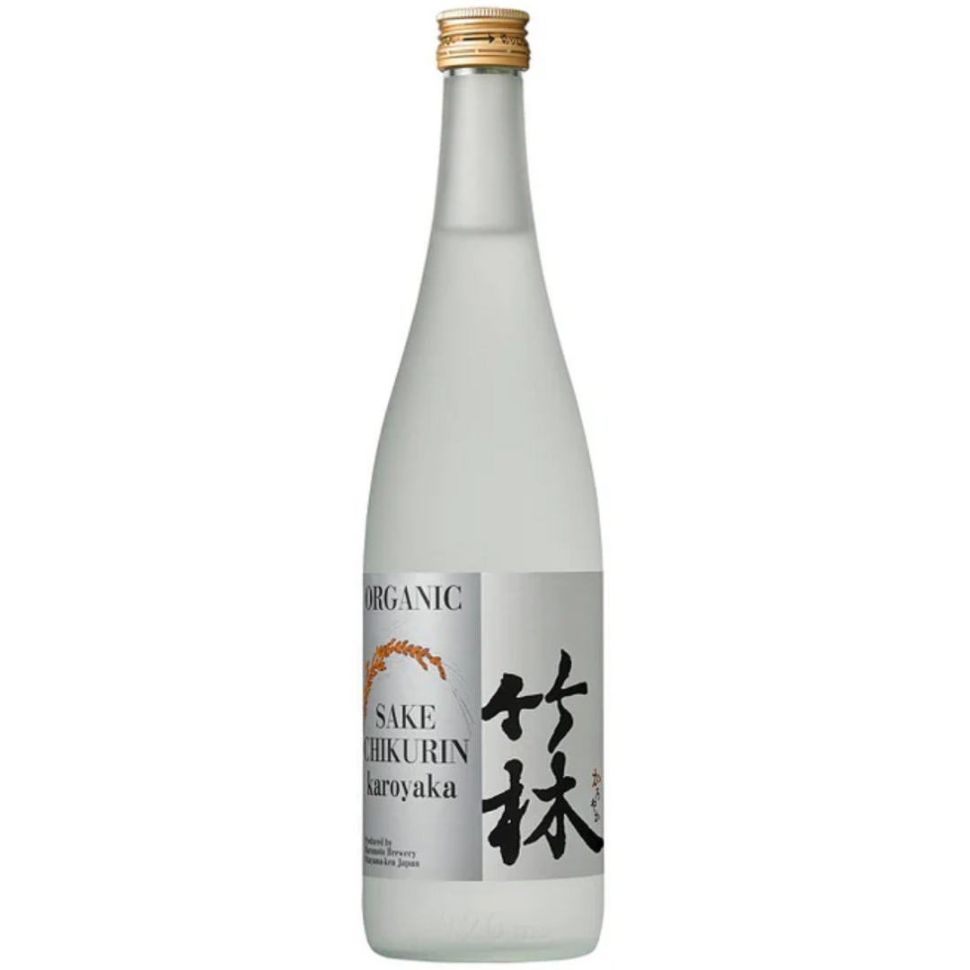 Chikurin 'Karoyaka' Organic Junmai Ginjo Sake, Japan NV