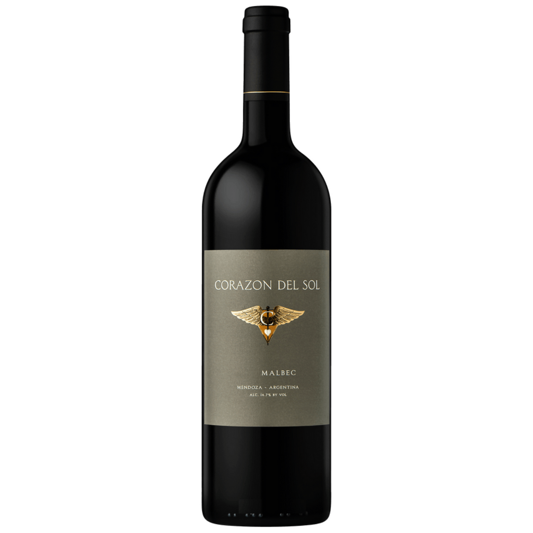 Corazon del Sol Malbec, Los Chacayes, Argentina 2020 Case (6x750ml)