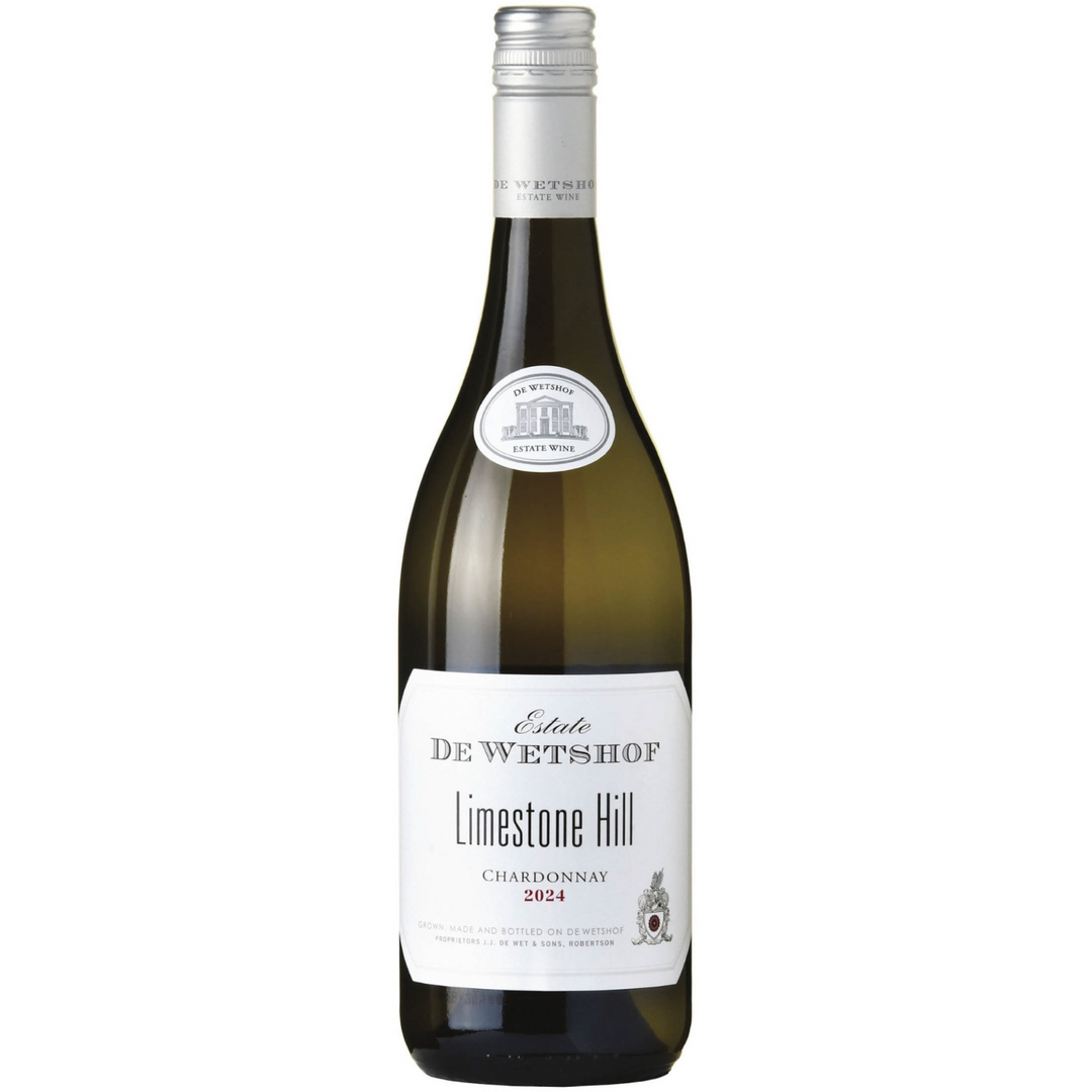 De Wetshof Limestone Hill Chardonnay, Robertson, South Africa 2024 Case (6x750ml)