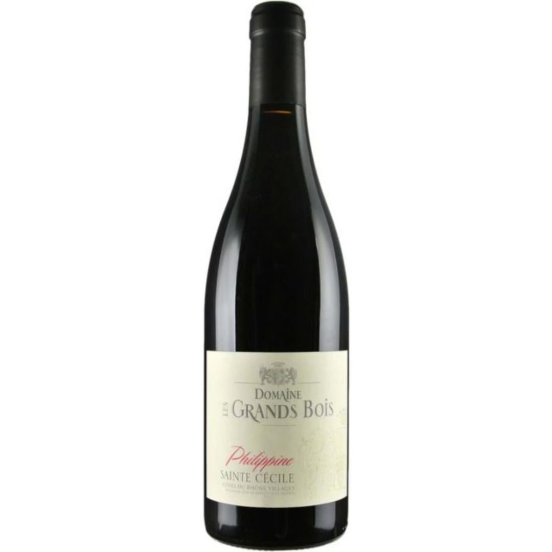 Domaine Les Grands Bois Cotes du Rhone Villages Sainte-Cecile Cuvee Philippine, France 2020 Case (6x750ml)