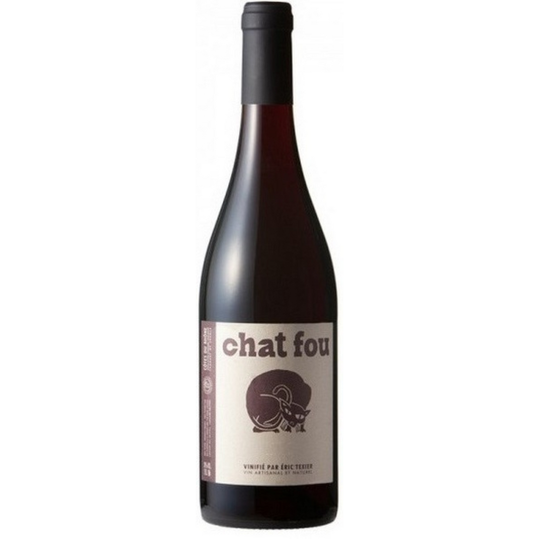 Eric Texier Cotes du Rhone Chat Fou, Rhone, France 2020 1.5L