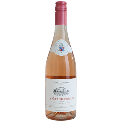 Famille Perrin Grand Prebois Rose, IGP Mediterranee, France NV (Case of 12)