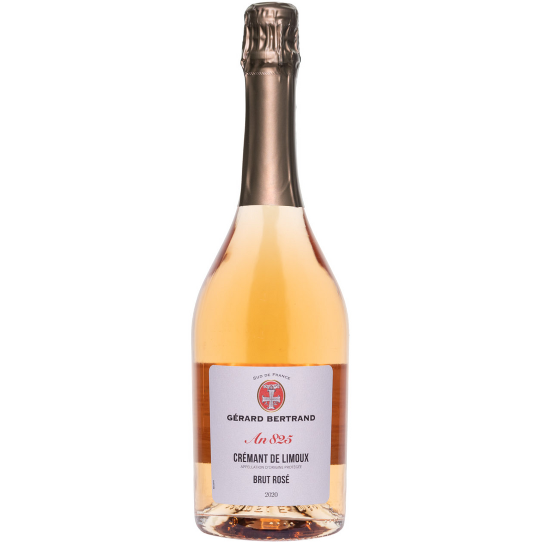 Gerard Bertrand Cremant de Limoux 'An 825' Brut Rose, Languedoc-Roussillon, France 2020