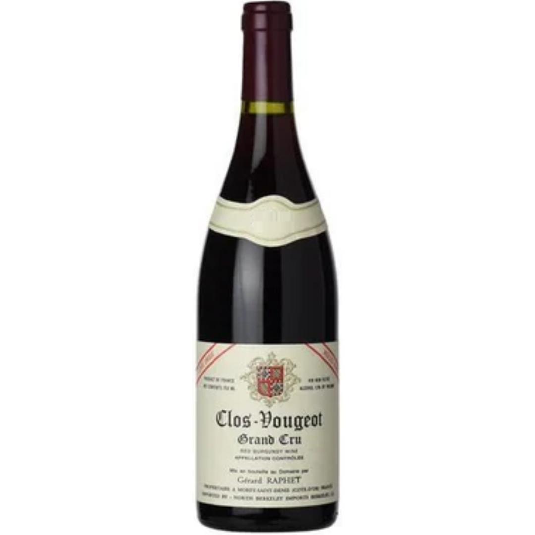 Gerard Raphet Clos de Vougeot Grand Cru Vieilles Vignes 'Cuvee Unique', Cote de Nuits, France 2018