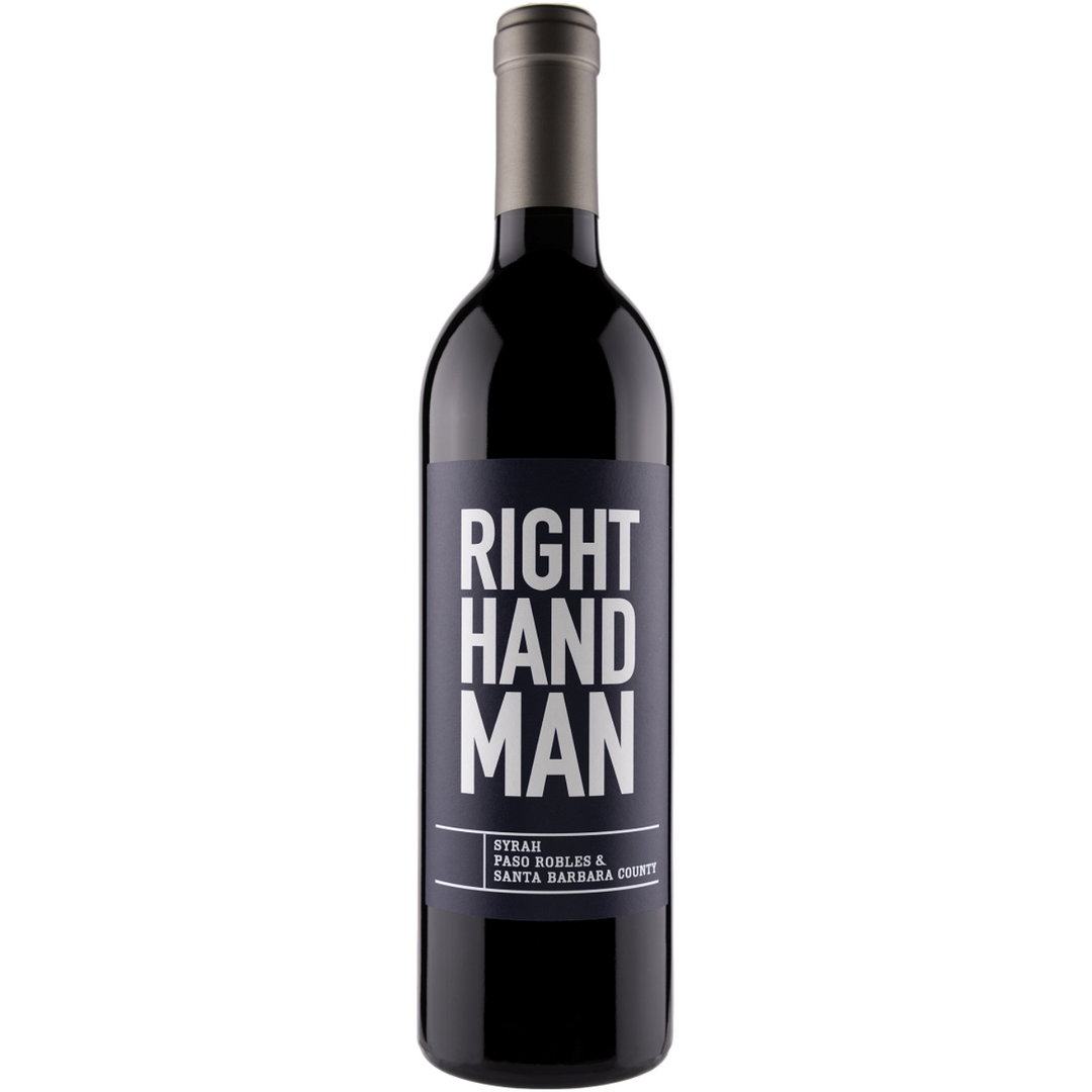 Hard Working Wines 'Right Hand Man' Syrah, Central Coast, USA 2022 Case (6x750ml)