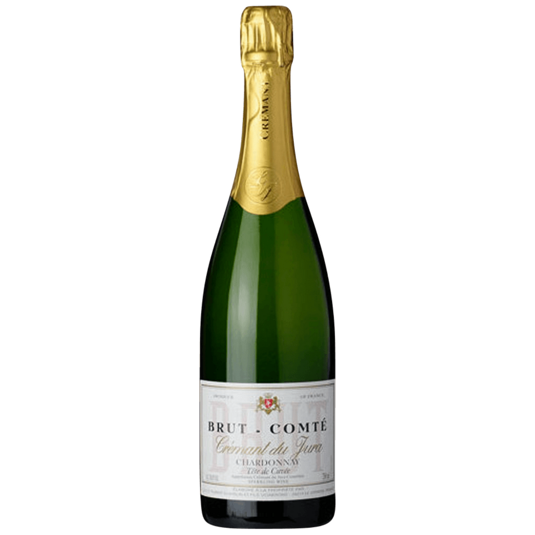 Hubert Clavelin Cremant du Jura Comte Chardonnay Tete de Cuvee Brut, France NV Case (6x750ml)