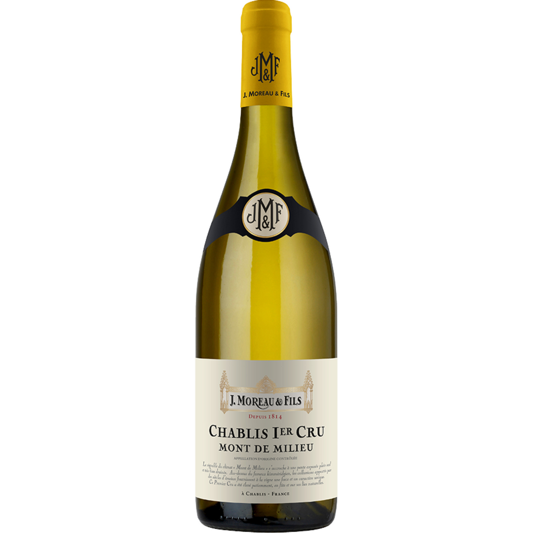 J. Moreau & Fils Mont de Milieu, Chablis Premier Cru, France 2019