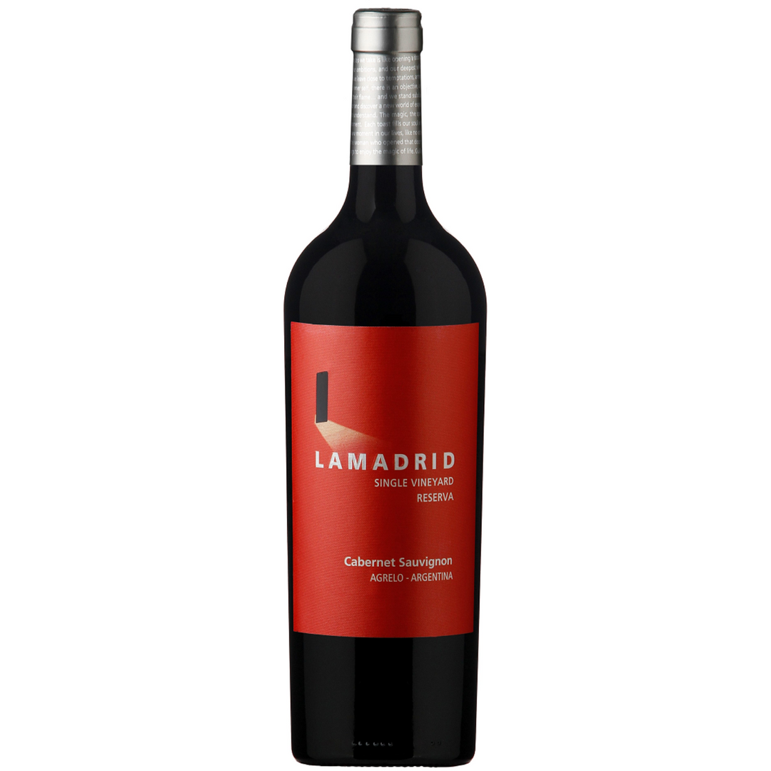 Lamadrid Single Vineyard Reserva Cabernet Sauvignon, Agrelo, Argentina 2019 Case (6x750ml)