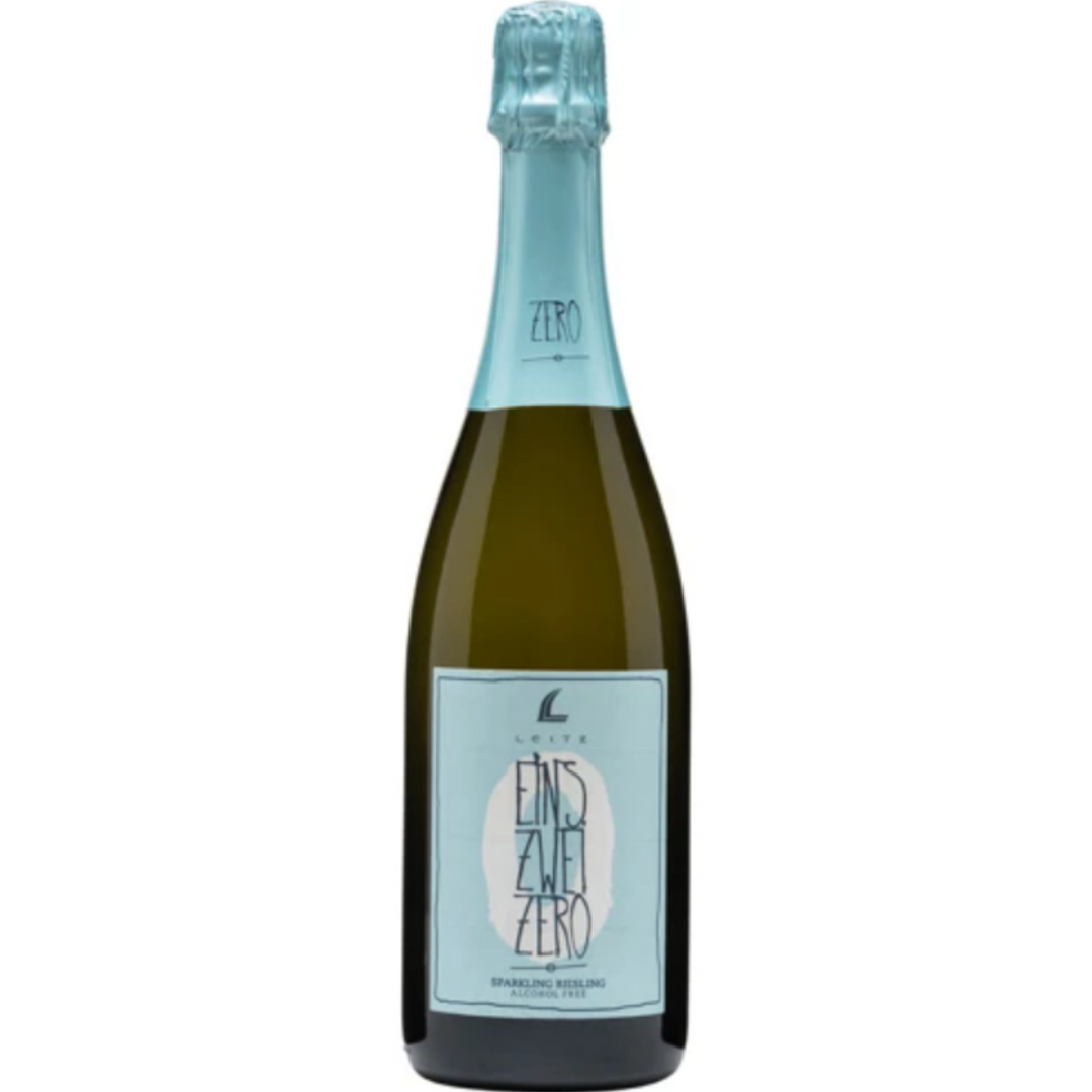 Leitz Eins Zwei Zero Sparkling Riesling, Germany NV Case (6x750ml)