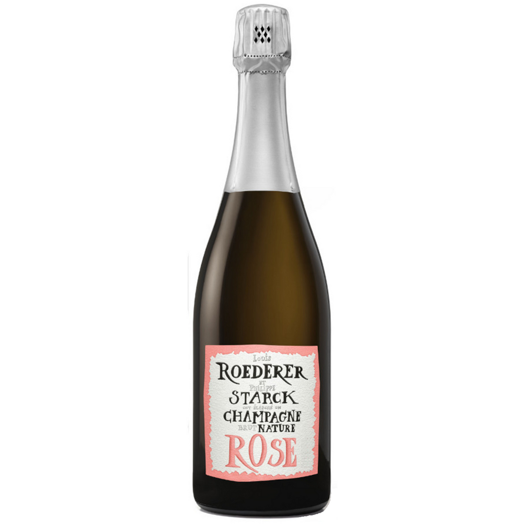 Louis Roederer et Philippe Starck Brut Nature Millesime Rose, Champagne, France 2015