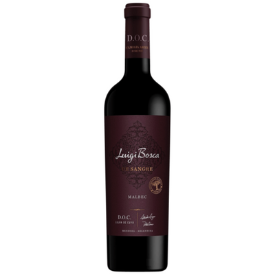 Luigi Bosca De Sangre Malbec, Uco Valley, Argentina 2021 Half Case (6x750ml)