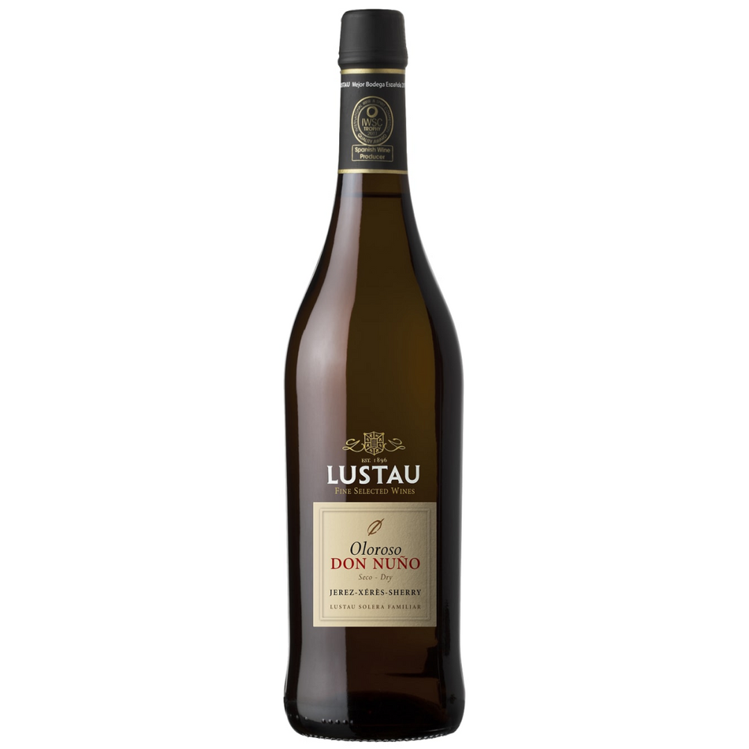 Lustau 'Solera Reserva' Dry Oloroso Don Nuno Sherry, Andalucia, Spain NV Case (6x750ml)