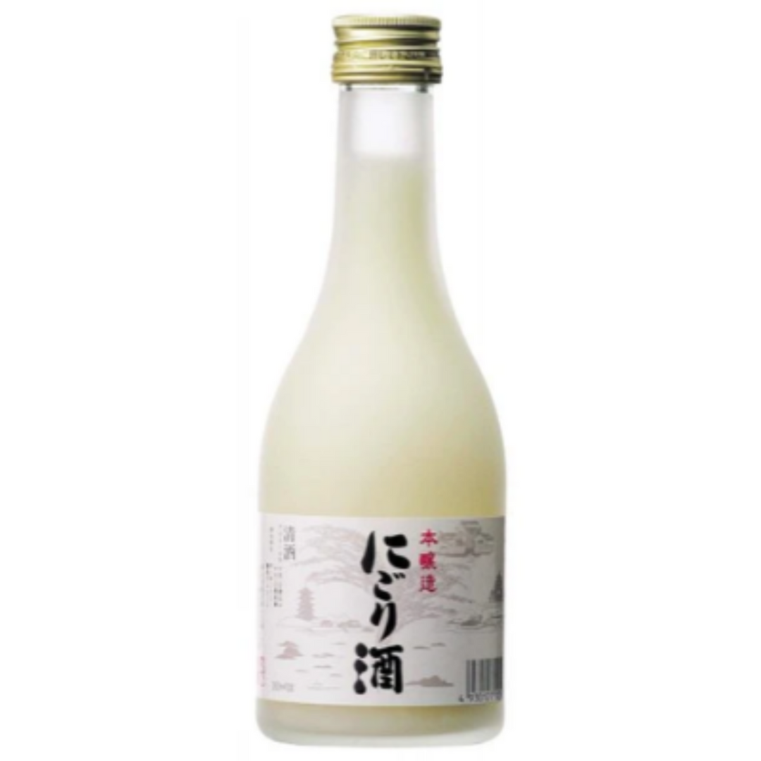 Miyashita Shuzo Nigori 'Sake Story Sacred Mist' Honjozo Sake, Japan NV Case (6x300ml)