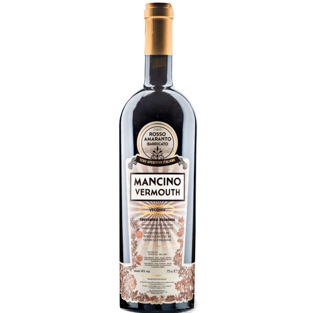 Mancino Rosso Amaranto Barricato Vecchio Vermouth, Italy NV