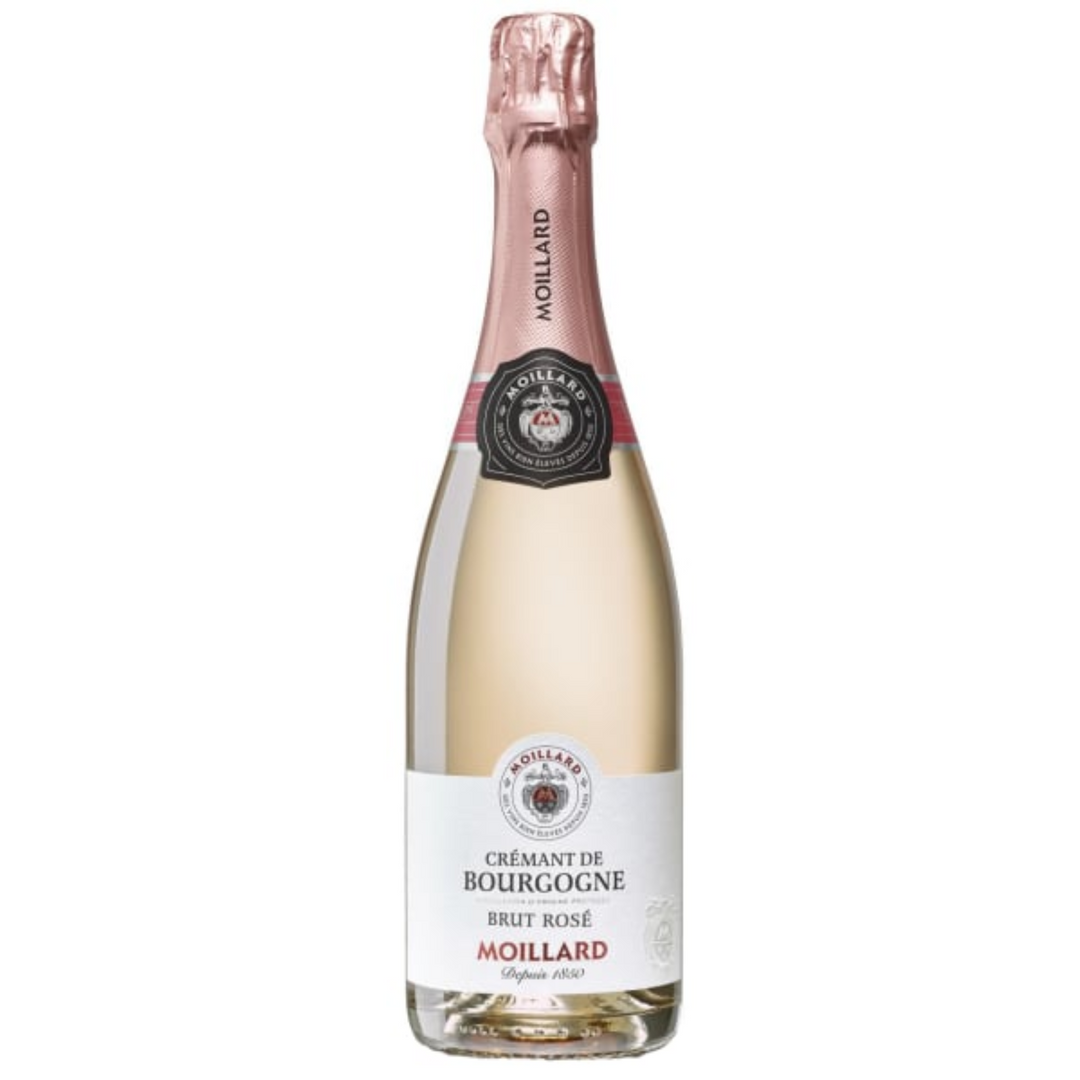 Moillard Cremant de Bourgogne Brut Rose, France NV Case (6x750ml)