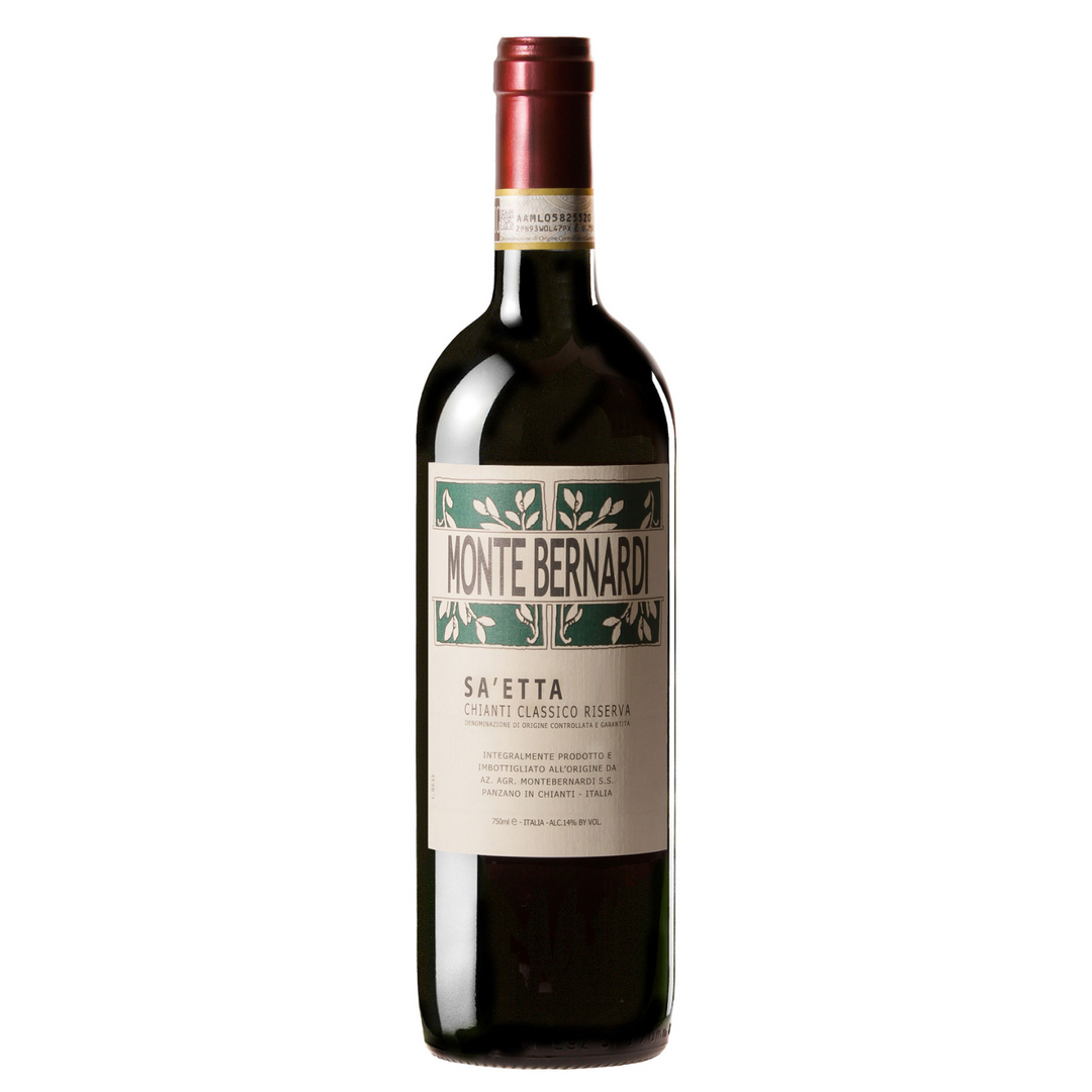 Monte Bernardi Sa'etta, Chianti Classico Riserva DOCG, Tuscany, Italy 2018