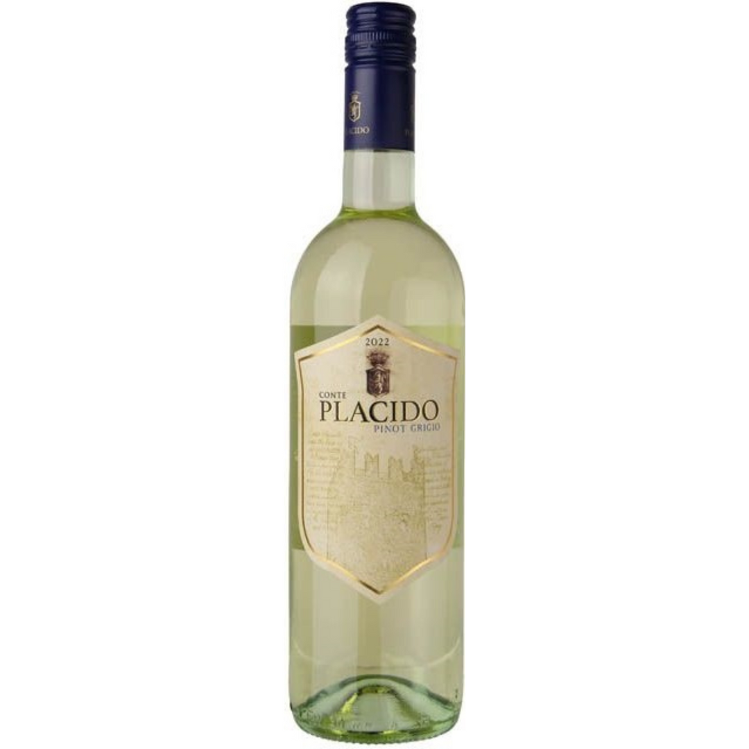 Placido Pinot Grigio, delle Venezie IGT, Italy 2022 Case (6x750ml)