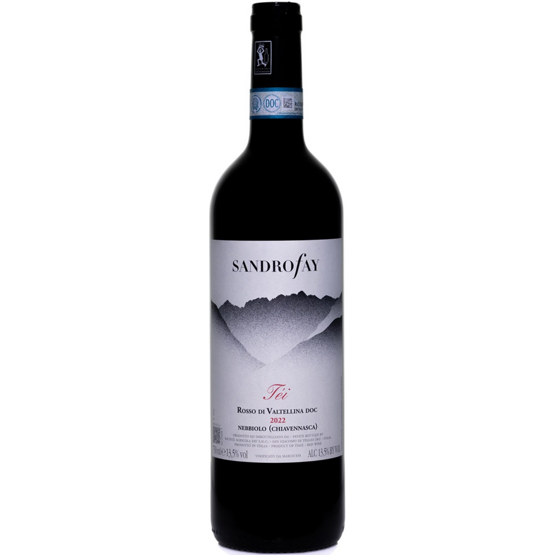 Sandro Fay 'Tei' Rosso di Valtellina, Lombardy, Italy 2022 Case (6x750ml)