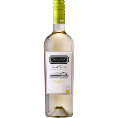 Santa Ema Select Terroir Reserva Sauvignon Blanc, Maipo Valley, Chile 2021 (Case of 12)