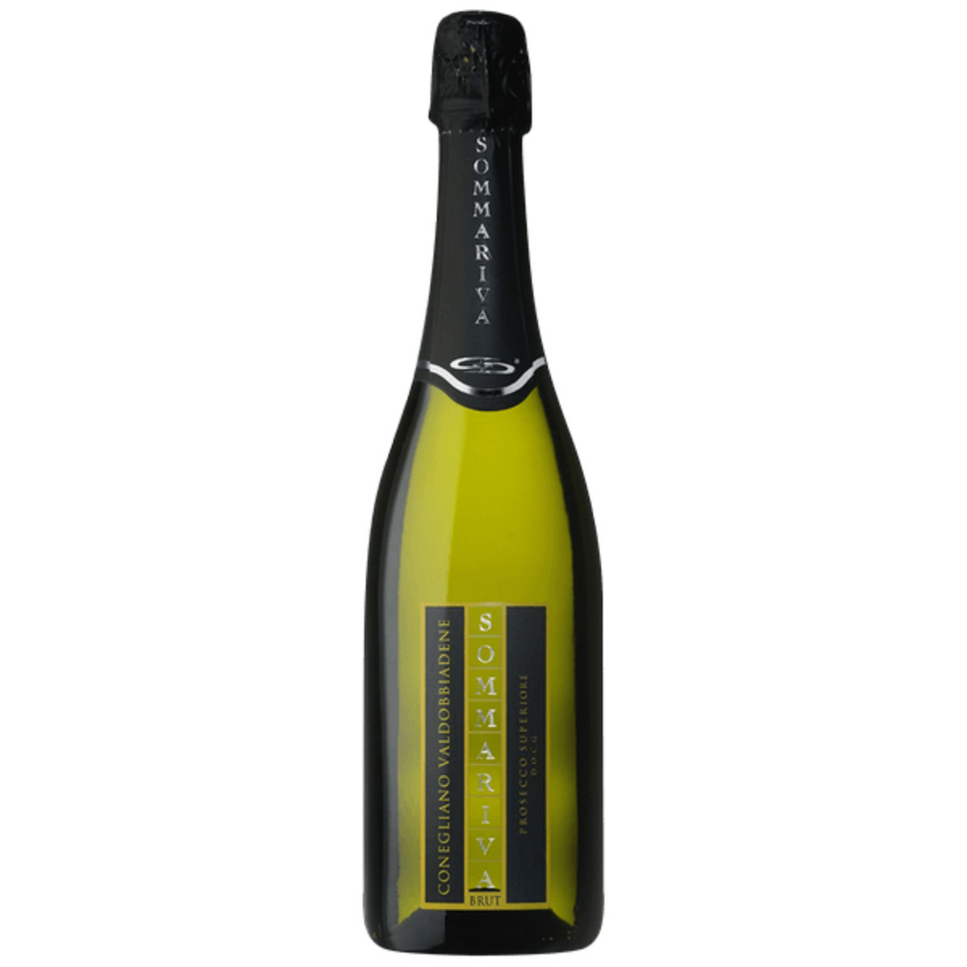 Sommariva Prosecco di Conegliano-Valdobbiane Superiore Brut DOCG, Veneto, Italy NV Case (6x750ml)