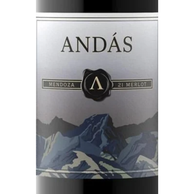 Andas Merlot 2019 , Mendoza ,Argentina