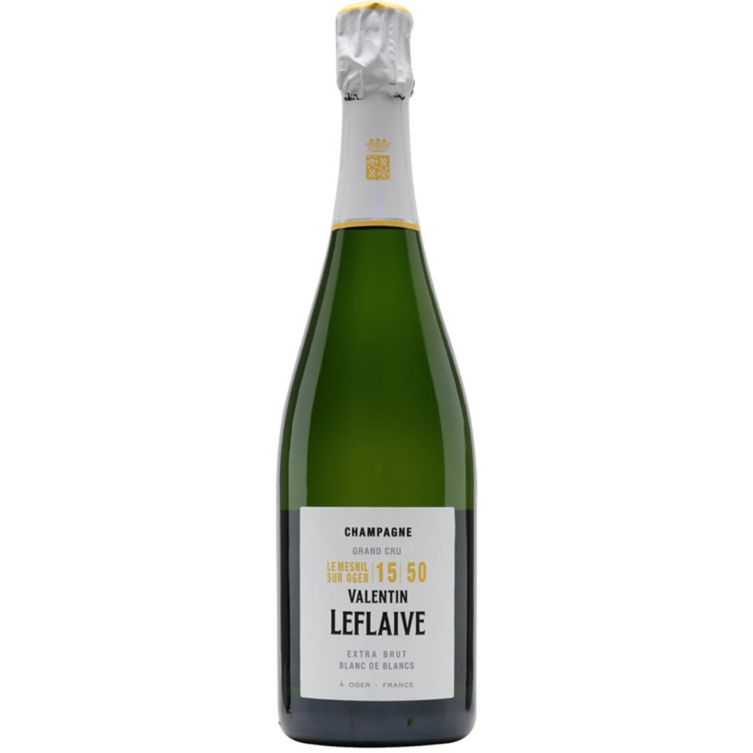 Valentin Leflaive Blanc de Blancs Le Mesnil Sur Oger Grand Cru Extra Brut Millesime 15 50, Champagne, France NV