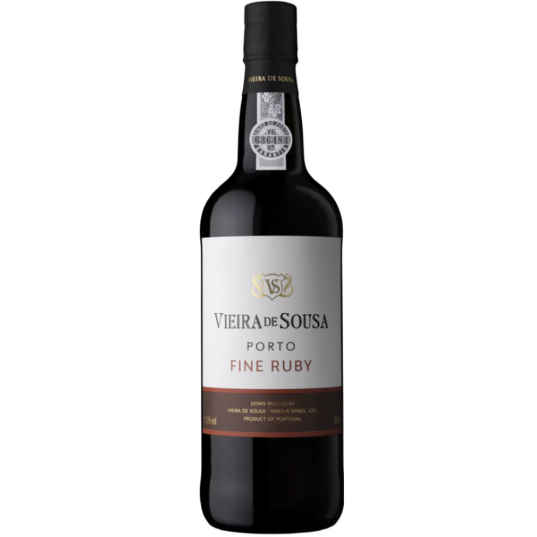 Vieira de Sousa Fine Ruby Port, Portugal NV Case (6x750ml)