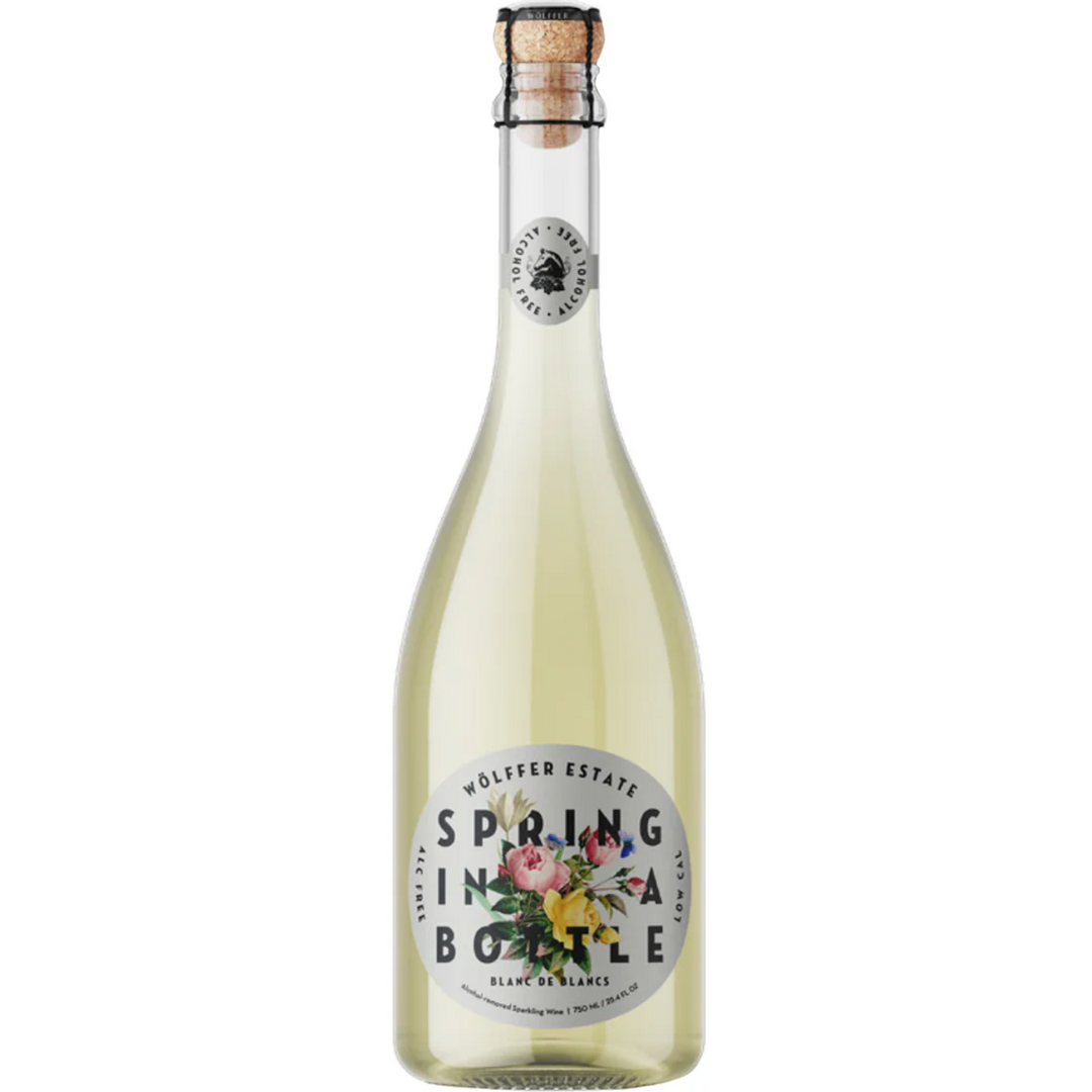 Wolffer Estate 'Spring in a Bottle' Blanc de Blancs Alcohol-Removed Sparkling Wine, Mosel, Germany NV Case (6x750ml)