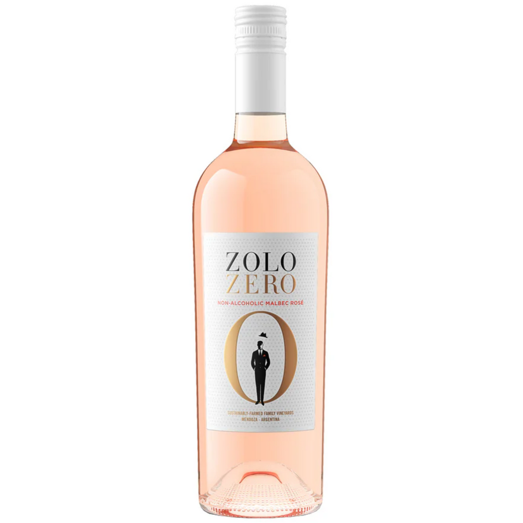 Zolo Zero Non-Alcoholic Malbec Rosé, Mendoza, Argentina NV Case (6x750ml)