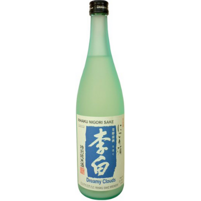 Rihaku Dreamy Clouds Nigori Tokubetsu Junmai Sake, Japan NV 300ml Case (12)