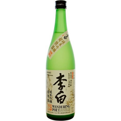 Rihaku Wandering Poet Junmai Ginjo Sake, Japan NV 720ml